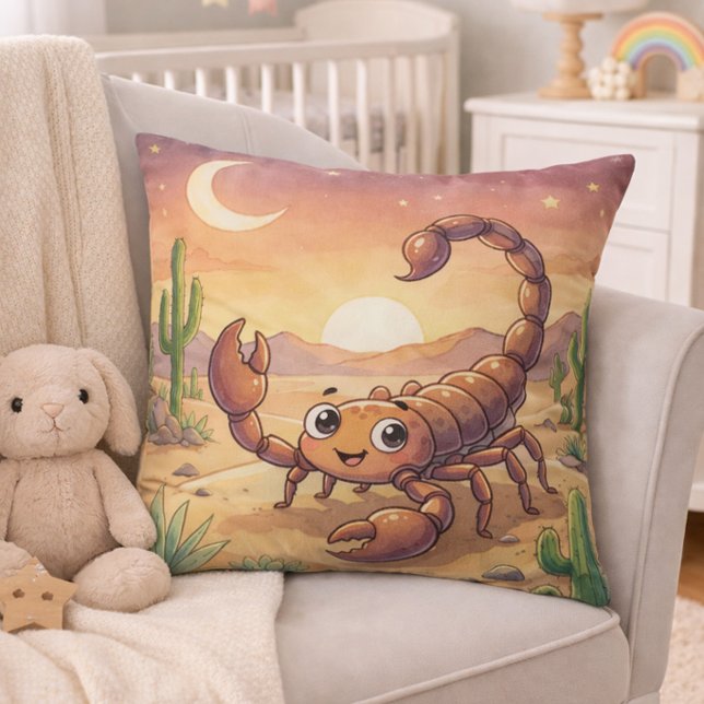 Baby Scorpio Zodiac Nursery Kids Cushion (Creator Uploaded)