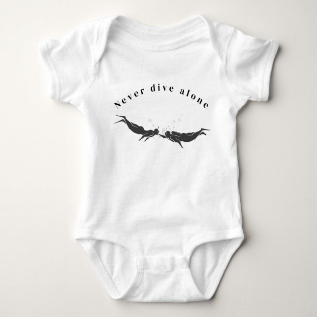 baby scuba diving suits bodysuit (Front)