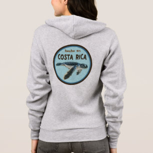 Baby Sea Turtle, Hecho en Costa Rica hoodie tico