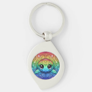 Baby sea turtle keychain