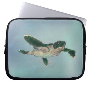 Baby Sea Turtle Laptop Sleeve