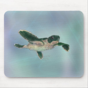 Baby Sea Turtle Mouse Pad