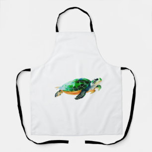 Baby Sea Turtle Moving Towards the Sea Apron