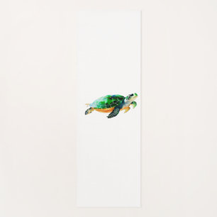 Baby Sea Turtle Moving Towards the Sea Yoga Mat