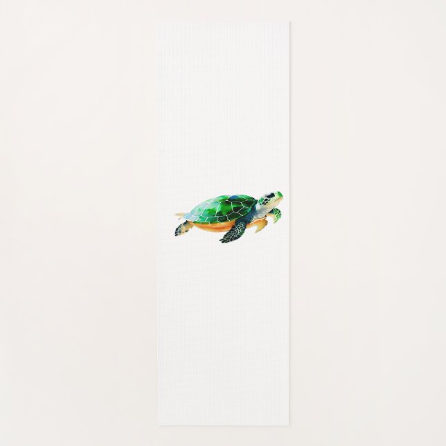 Baby Sea Turtle Moving Towards the Sea Yoga Mat (Front)