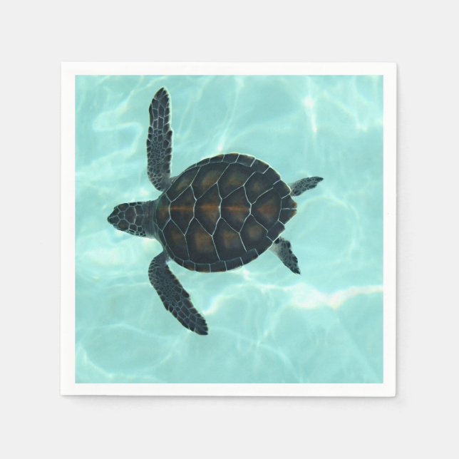 Baby Sea Turtle Napkin (Front)