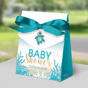 Baby Sea Turtle Theme Baby Shower Favour Box