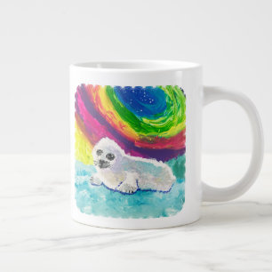 Baby Seal "Art by Kids" Large Coffee Mug