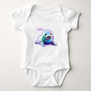 Baby Seal  Baby Bodysuit