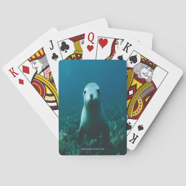 BABY SEAL PLAYING CARDS (Back)