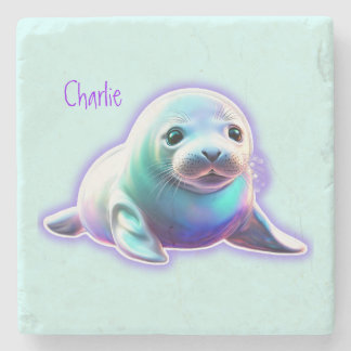 Baby Seal Stone Coaster