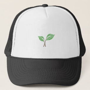 Baby seedling sketched trucker hat