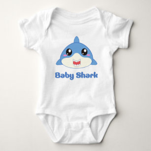 Baby shark  baby bodysuit