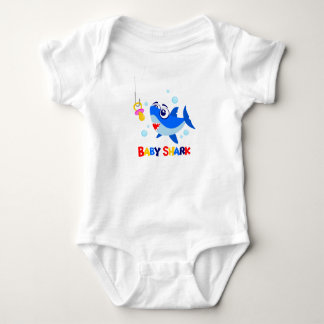 Baby Shark Baby Jersey Bodysuit