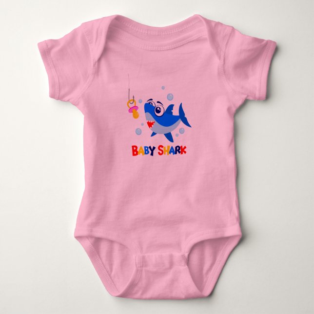 Baby Shark Baby Tutu Bodysuit (Front)