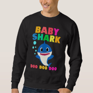 Baby Shark Doo Doo Baby Mummy Daddy Kids Sweatshirt