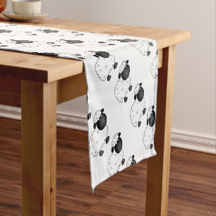 Baby Sheep For Ewe Short Table Runner