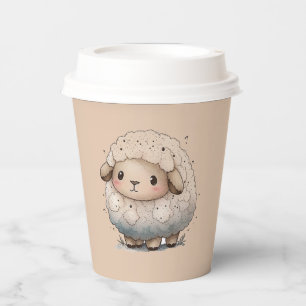 Baby Sheep Paper Cups