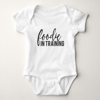 Baby Shirt - foodie in training - cute and fun