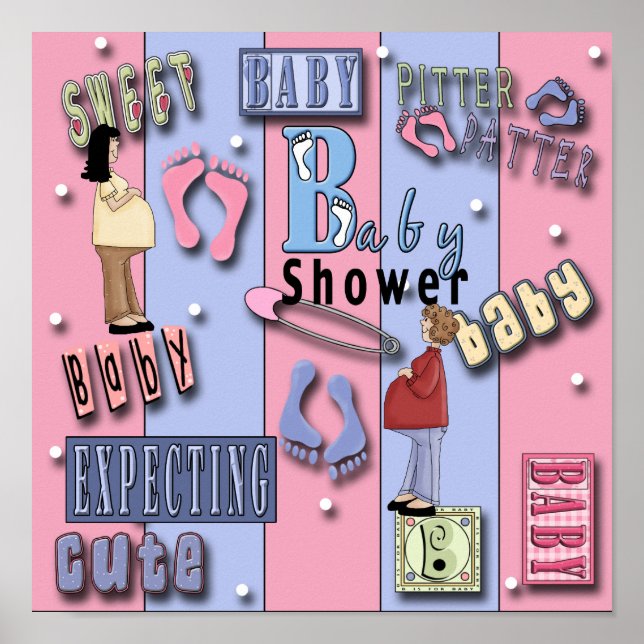 Baby Shower 1Poster Print (Front)
