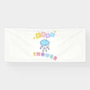 Baby Shower 2.5x6 Vinyl Banner