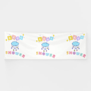 Baby Shower 4x12 Vinyl Banner