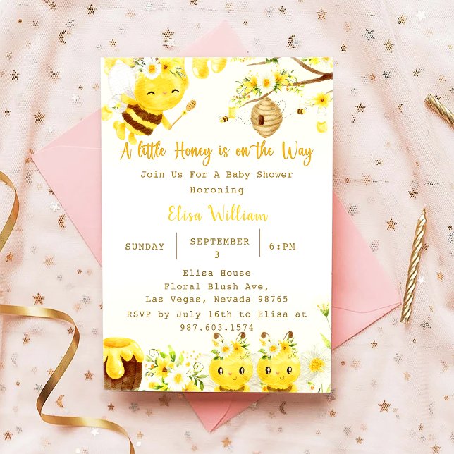 Baby Shower A Little Is On The Way Invitation (Creator Uploaded)