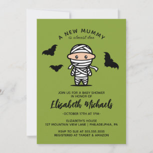 BABY SHOWER A New Mummy Is Almost Due Card