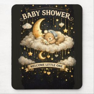 Baby Shower Adventure Invitation Mouse Pad