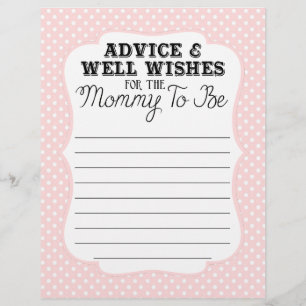 Baby Shower Advice and Wishes for Mummy to be