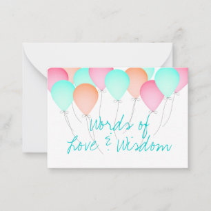 Baby Shower Advice Cards