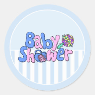 Baby Shower Announcement Envelope Stickers