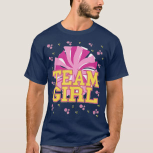Baby Shower Announcement Gender Reveal Party Team  T-Shirt