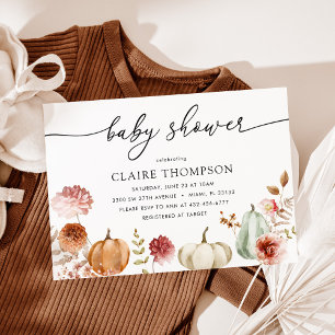 Baby Shower Autumn Shower Invitation