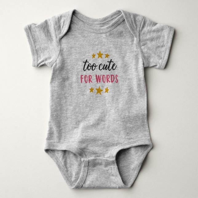 Baby Shower Baby Bodysuit (Front)