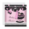 Baby Shower Baby Girl Pink Black Pearl Lace