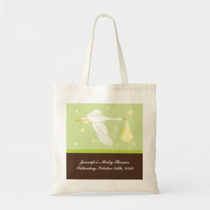 Baby Shower Bag - Green and Brown