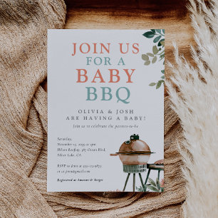 Baby Shower BBQ Gender Neutral Invitation