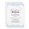 Baby Shower BBQ Invitations - Blue Table Cloth