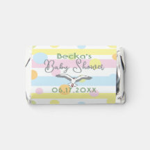 Baby Shower Beach Theme Chocolate Candy Small Bar