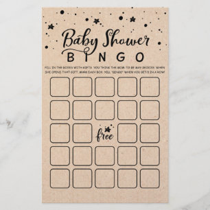 Baby Shower Bingo Baby Shower Party game