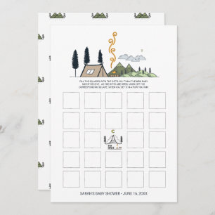 Baby Shower Bingo Card Adventure Begins