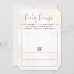 Baby Shower Bingo Card – Baby Shower Game 