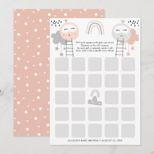 Baby Shower Bingo Card   Pathway to the Moon