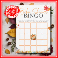 Baby Shower BINGO Game A Little Pumpkin Floral