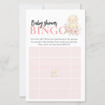 Baby Shower Bingo Game | Golden Retriever Girl