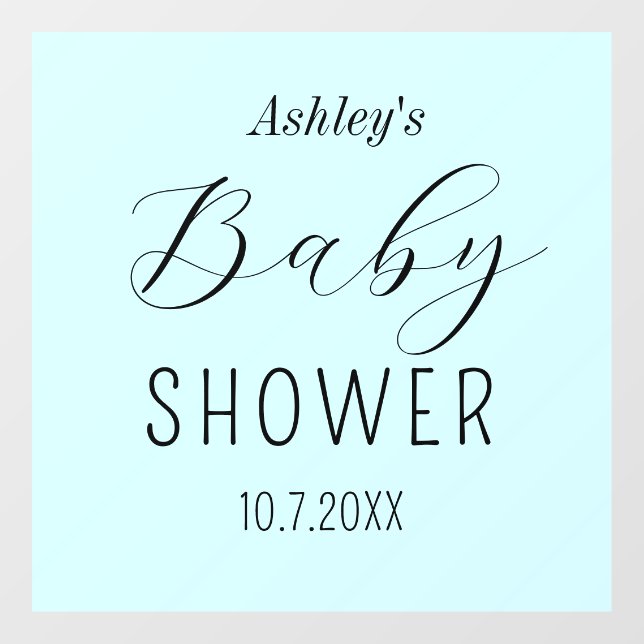 Baby Shower Blue  (Sheet)