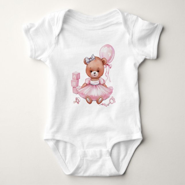 Baby shower bodysuits.  bodysuit (Front)