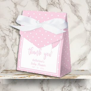 Baby Shower BOHO Baby Girl Pastel Pink Favour Box