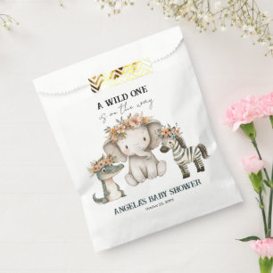 Baby Shower Boho Safari Favour Bags